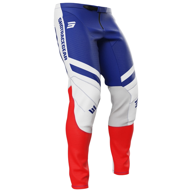 Motorcrossbroek Shot Contact Mythic blauw-rood