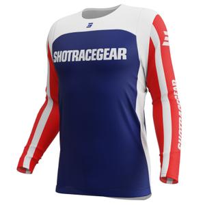 Motorcross trui Shot Contact Mythic blauw-rood
