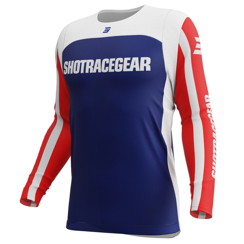 Motorcross trui Shot Contact Mythic blauw-rood