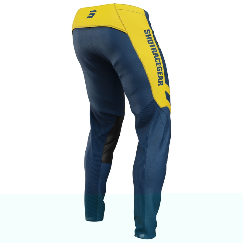 Motorcrossbroek Shot Contact Mythic blauw-geel