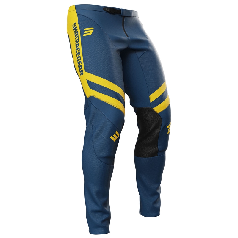 Motorcrossbroek Shot Contact Mythic blauw-geel