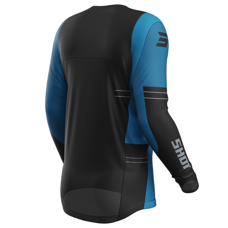 Motorcross trui Shot Contact Shield blauw