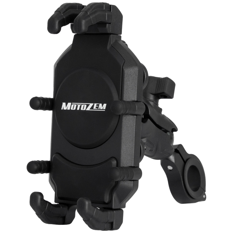 MotoZem Claw anti-vibratie telefoonhouder zwart