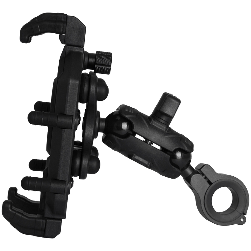 MotoZem Claw anti-vibratie telefoonhouder zwart