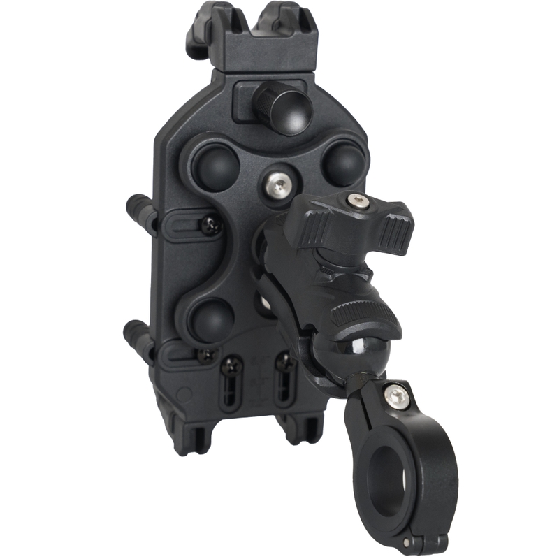 MotoZem Claw anti-vibratie telefoonhouder zwart