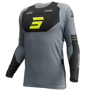 Motorcross trui Shot Contact Shield fluo geel