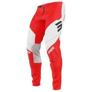 Motorcrossbroek Shot Contactschild rood