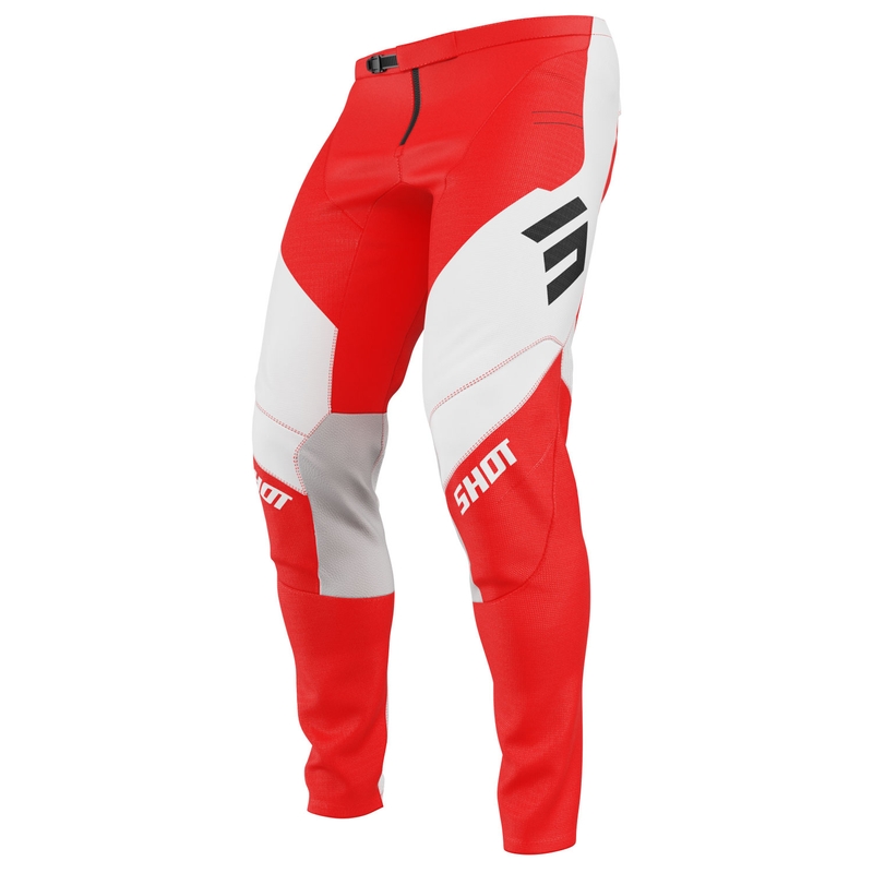 Motorcrossbroek Shot Contactschild rood