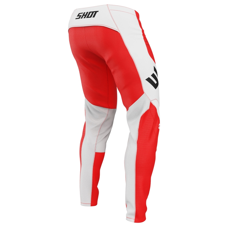 Motorcrossbroek Shot Contactschild rood