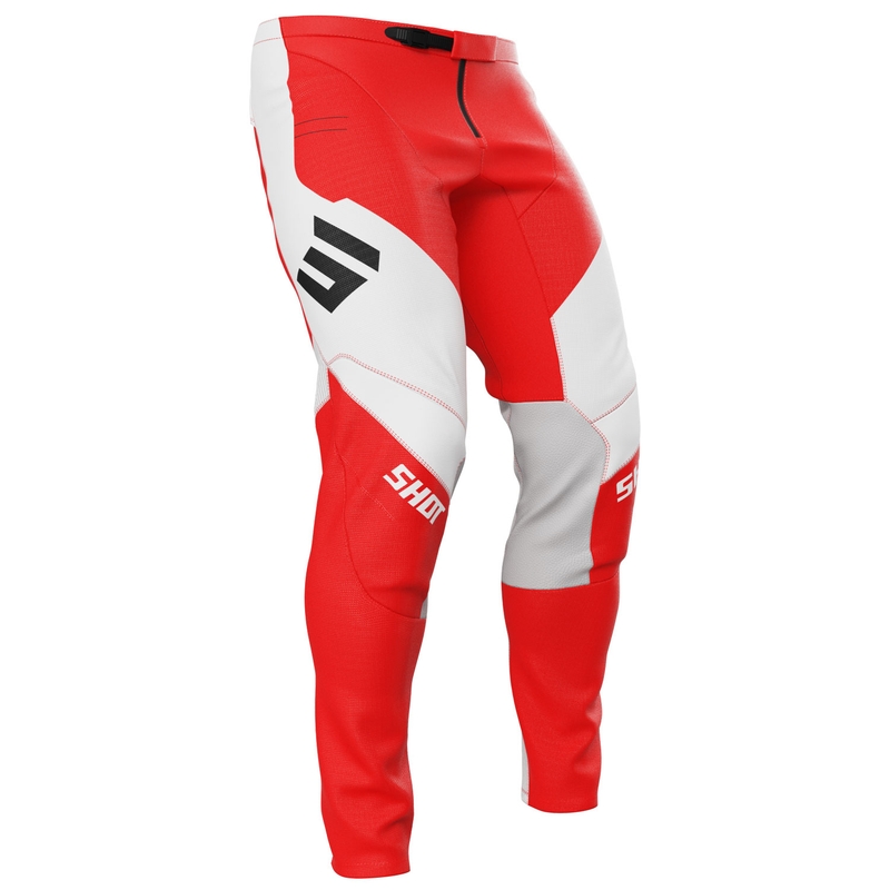 Motorcrossbroek Shot Contactschild rood