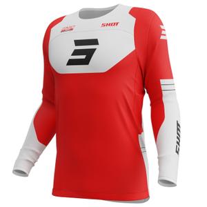 Motorcross trui Shot Contact Shield rood