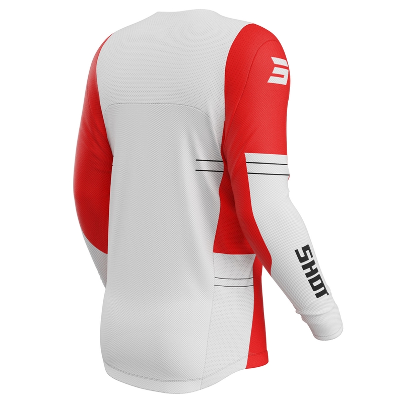 Motorcross trui Shot Contact Shield rood
