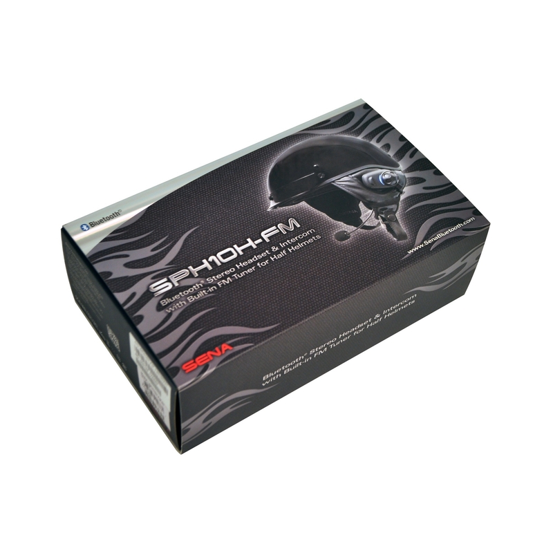 Bluetooth-intercom SENA SPH10H-FM voor open helmen