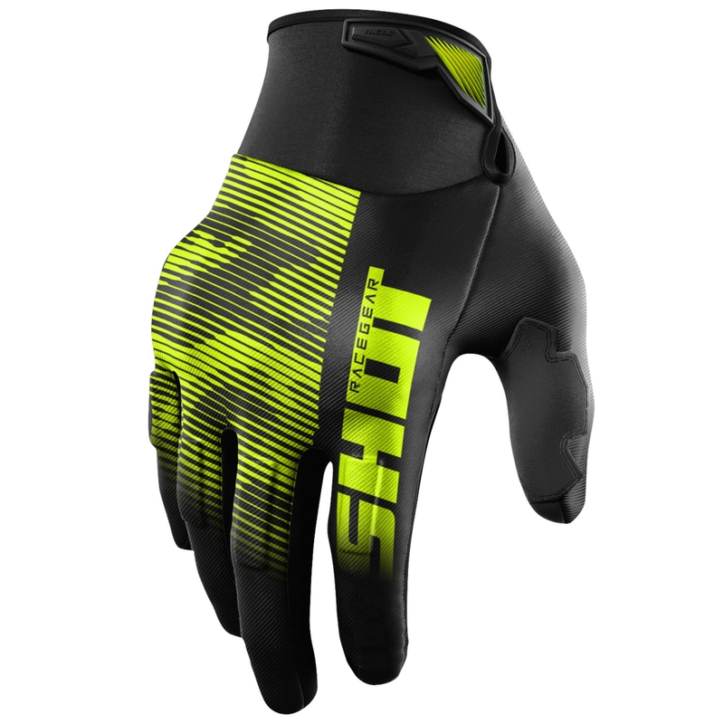 Motorcross handschoenen Shot Drift Tactic fluo geel