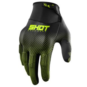 Motorcross handschoenen Shot Drift Rim fluo geel