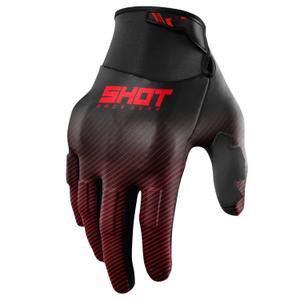 Motorcross handschoenen Shot Drift Rim rood