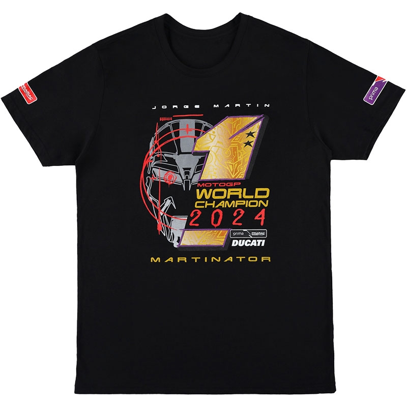 Ducatti Jorge Martin Wereldkampioen T-shirt zwart