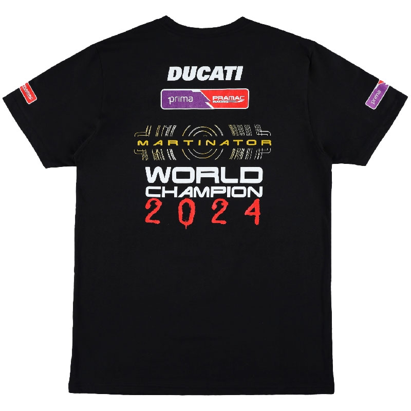 Ducatti Jorge Martin Wereldkampioen T-shirt zwart