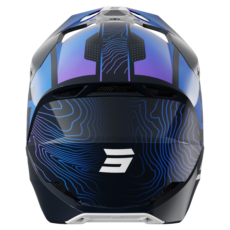 Dětská motokrosová helma Shot Furious Apex modrá