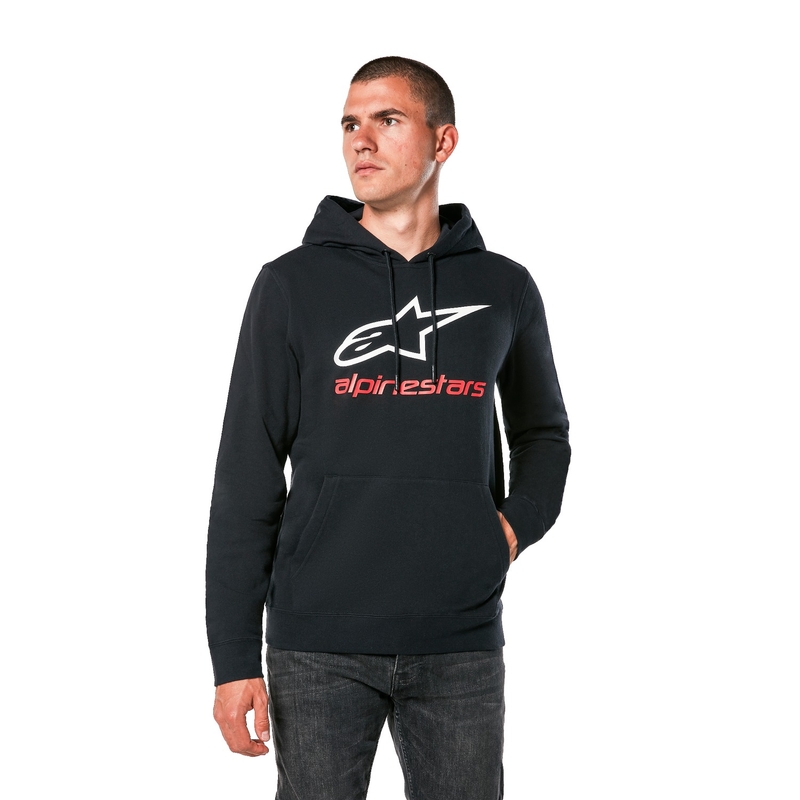Alpinestars Always 2.0 zwart, wit en rode hoodie