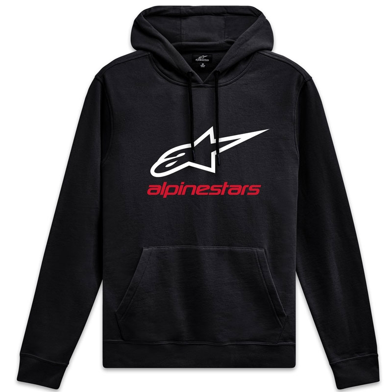 Alpinestars Always 2.0 zwart, wit en rode hoodie