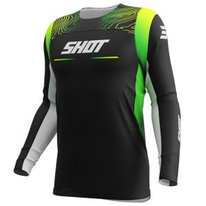 Kinder motorcross trui Shot Contact Apex fluo geel