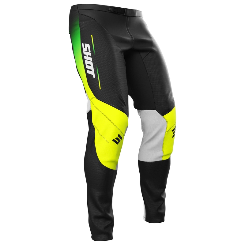 Kinder motorcrossbroek Shot Contact Apex fluo geel