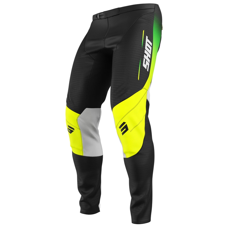 Kinder motorcrossbroek Shot Contact Apex fluo geel