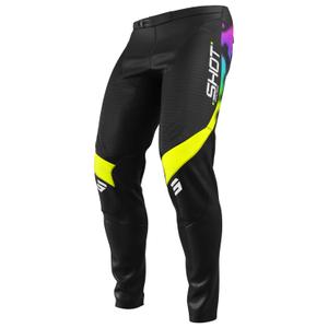Kinder motorcrossbroek Shot Contact Nitro zwart