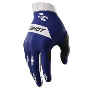 Motorcrosshandschoenen Shot Race blauw