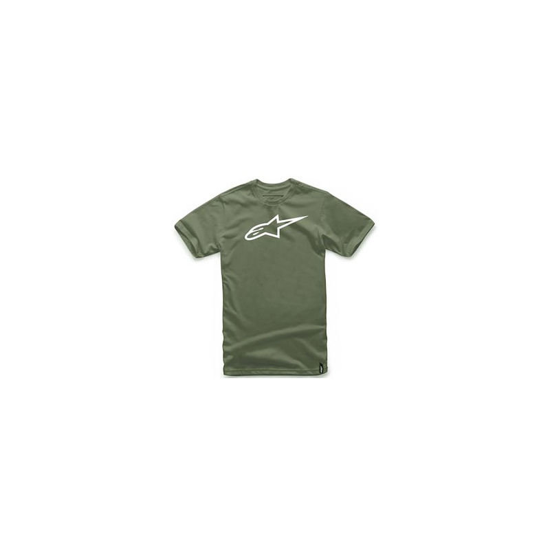 T-shirt Alpinestars Ageless groen en wit