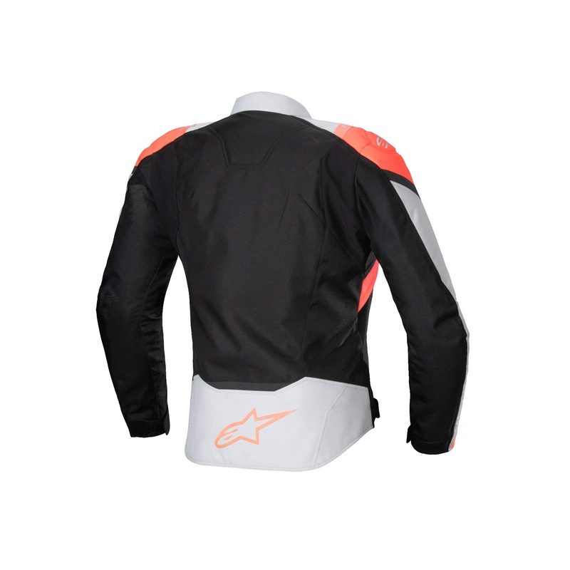 Alpinestars Stella T-Jaws 4 Waterdicht Zwart-Grijs-Fluorood Motorjas voor dames