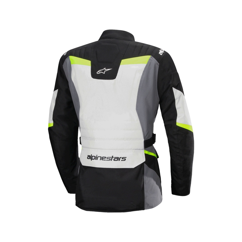 Alpinestars Stella ST-1 Waterdichte grijs-zwart-fluo gele motorjas voor dames