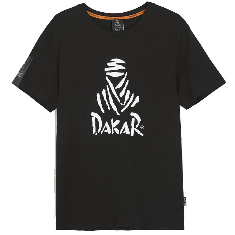 T-shirt DAKAR Logo zwart