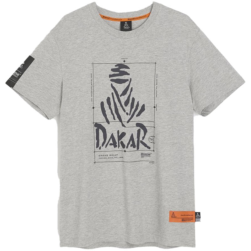 T-shirt DAKAR DES 0524 grijs