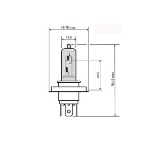 Žárovka RMS 12V 35/35W, HS1 bílá