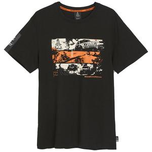 T-shirt DAKAR PHOTO DES zwart