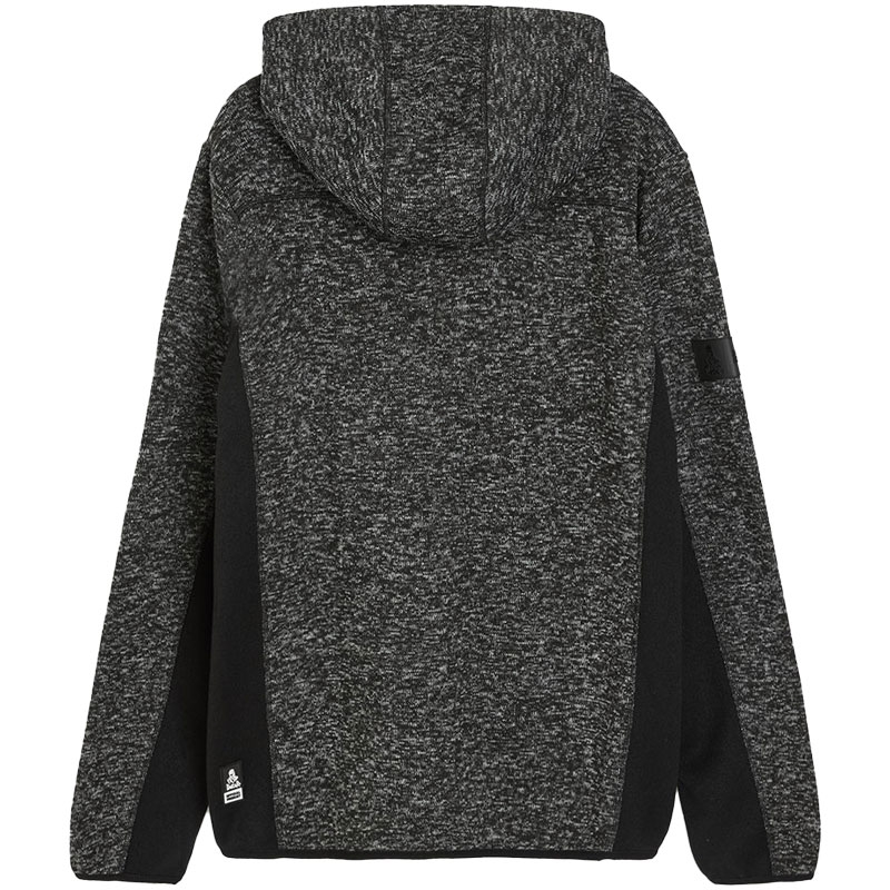 Hoodie DAKAR Cross 6 zwart gemêleerd