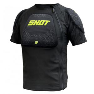 Shot Airlight T-Shirt zwart-fluogeel