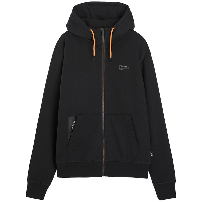 Sweater DAKAR ZIP H24 zwart