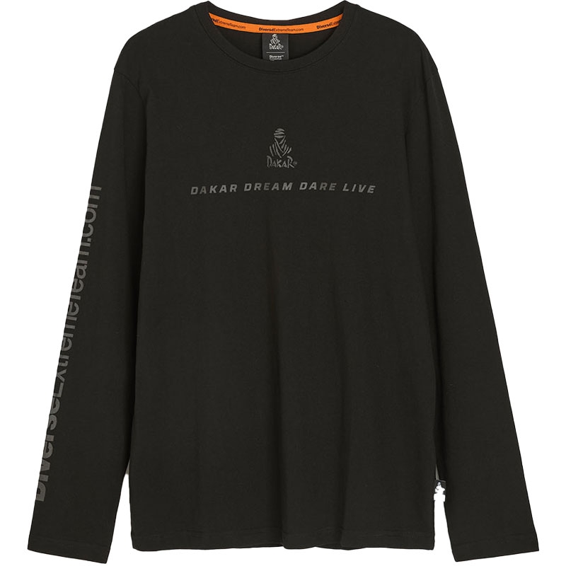 T-shirt DAKAR LG 0124 zwart