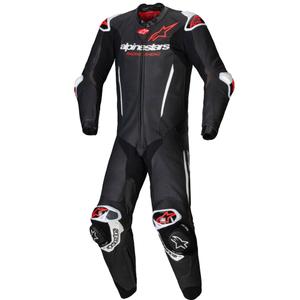 Alpinestars GP-R7 Tech-Air voorbereid/compatibel zwart-wit-fluorood eendelig lederen motorpak