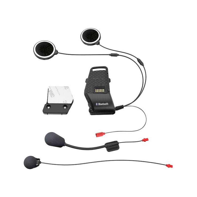 Helmbevestiging met accessoires voor Bluetooth-intercom SENA 10S