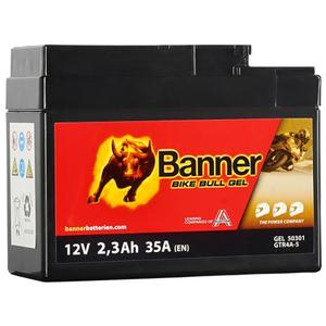 Gel accu Banner Bike Bull GEL 503 01/BGTR4A-S - GTR4A-S 12V, 2.3Ah, 35A