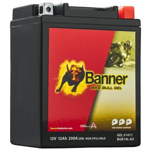 Gel accu Banner Bike Bull GEL 514 11/BGB14L-A2 - GB14L-A2 12V, 12Ah, 200A