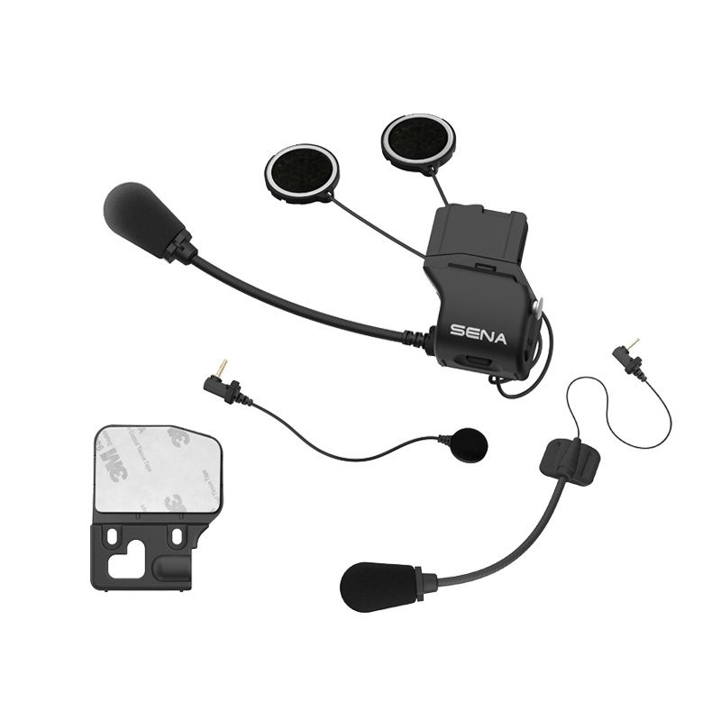 Helmbevestiging met accessoires voor Bluetooth-intercom SENA 20S
