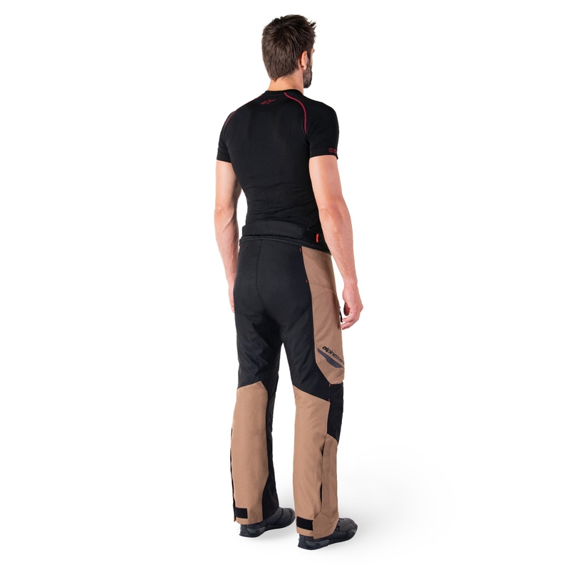 Alpinestars ST-1 Waterdichte khaki-sand-zwart-fluorode motorbroek