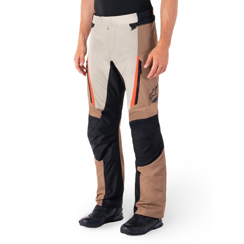 Alpinestars ST-1 Waterdichte khaki-sand-zwart-fluorode motorbroek