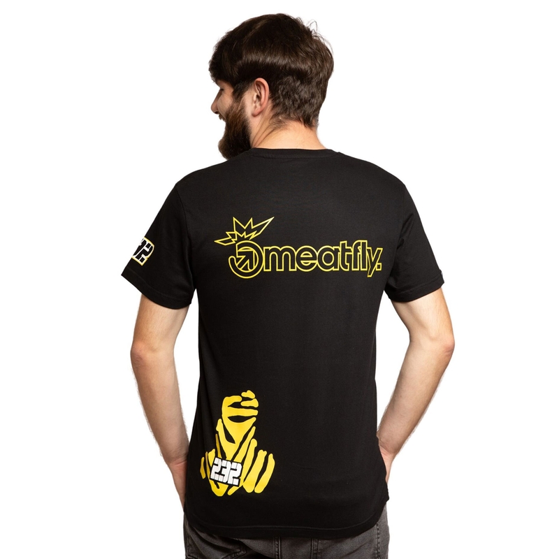 T-shirt Meatfly Big Shock Dakar zwart