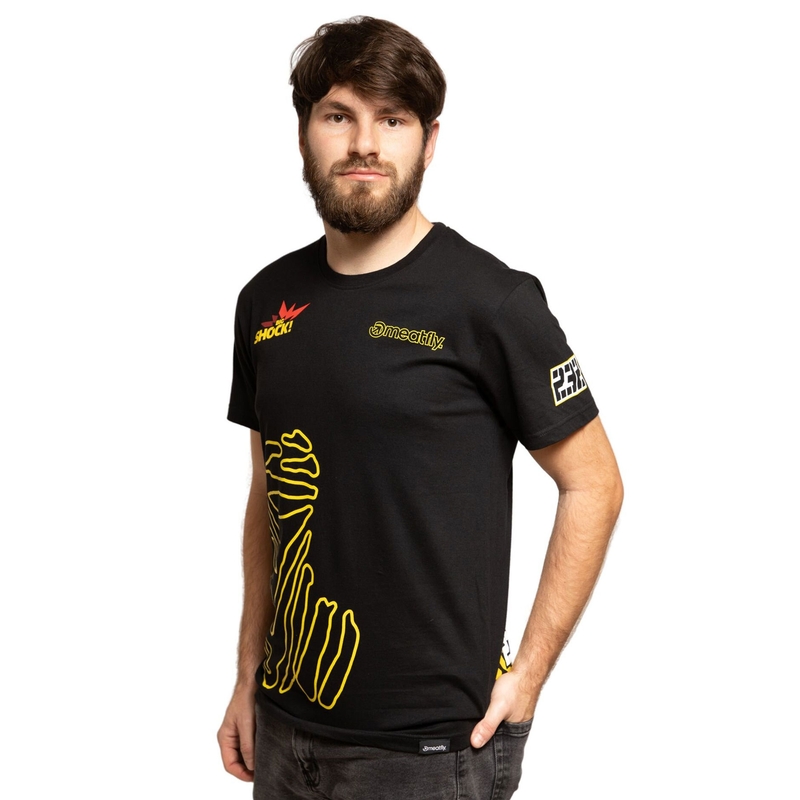 T-shirt Meatfly Big Shock Dakar zwart